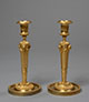 Pair of Egyptian Mask Candlesticks
Paris, Empire period, circa 1805